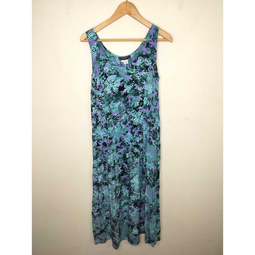 Creations Midi Dress Batik Blue Sold